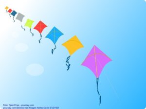 Drachen - OpenClips - pixabay.com kites-152760_640 29.06.14